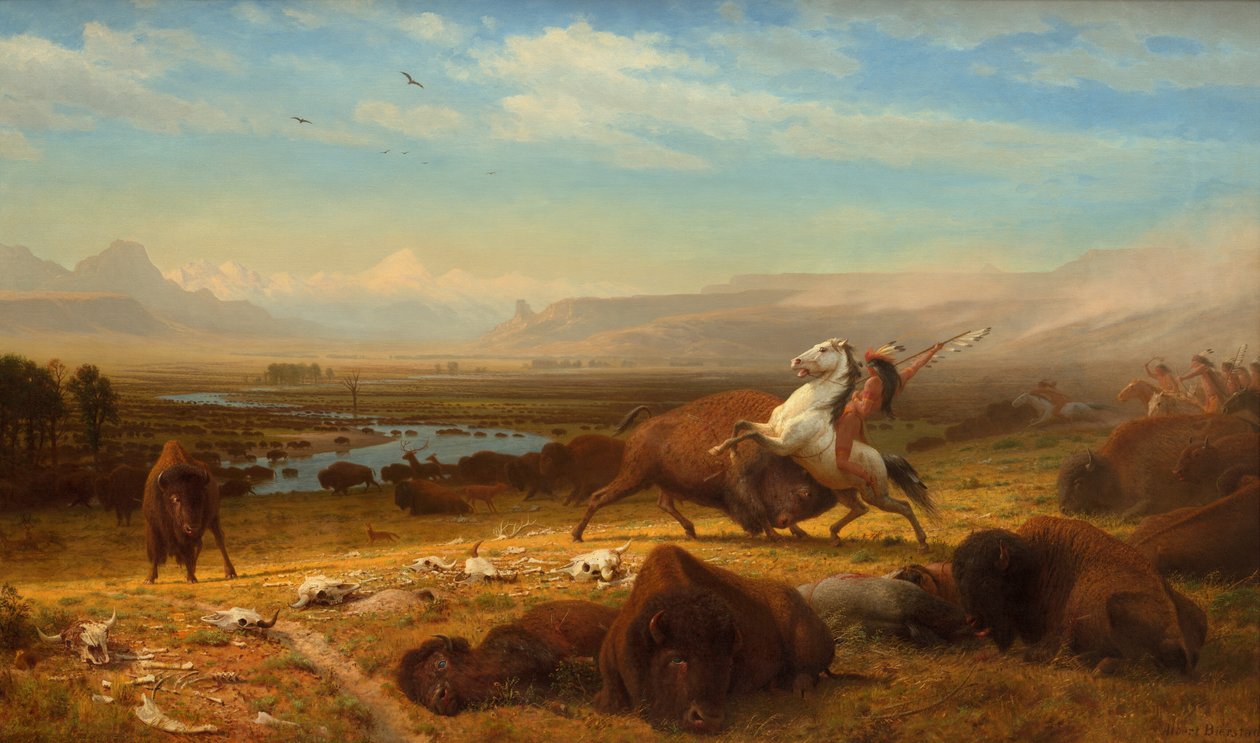 The Last of the Buffalo, 1888. od Albert Bierstadt
