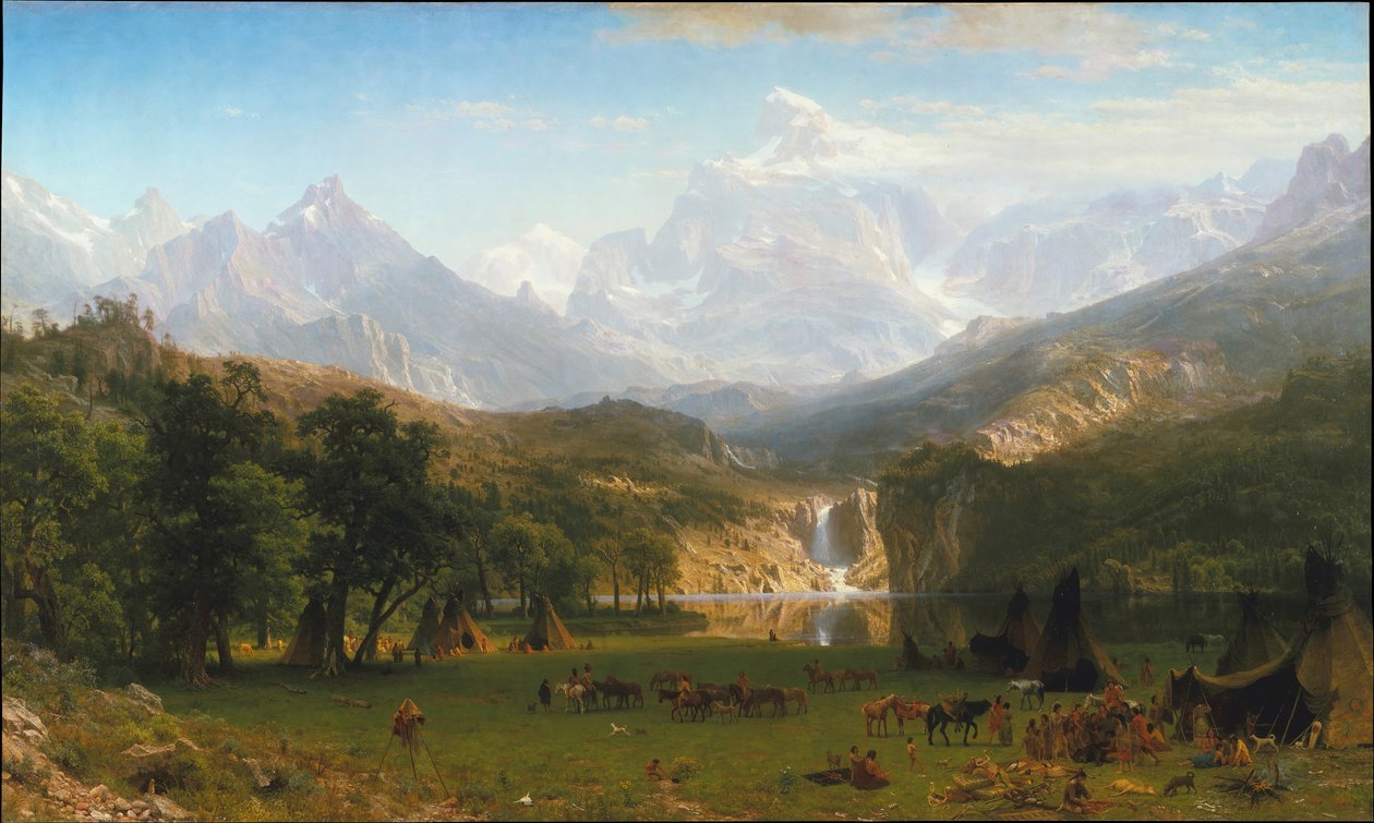 Skalisté hory, Landers Peak, 1863. od Albert Bierstadt