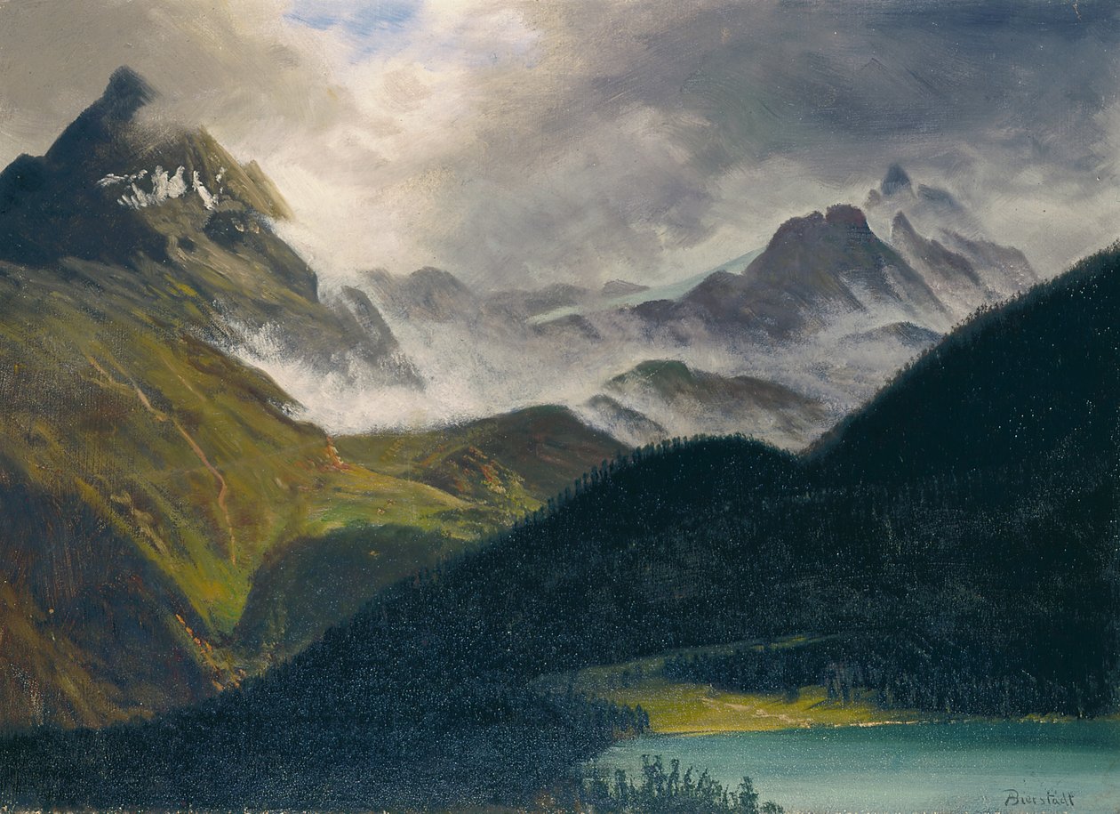 Bez názvu (olej na plátně) od Albert Bierstadt