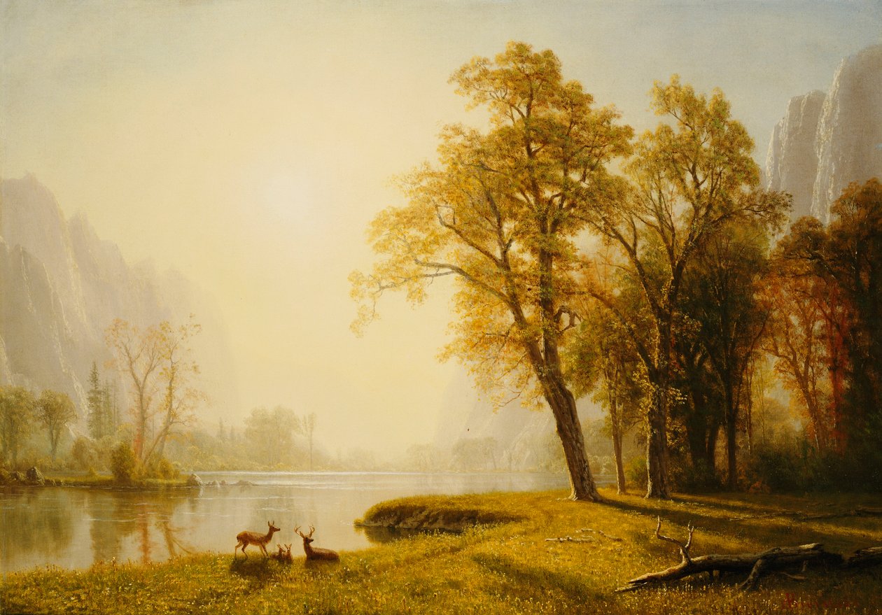 Yosemitské údolí od Albert Bierstadt