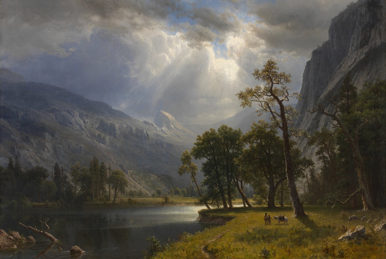 Yosemitské údolí, 1866 od Albert Bierstadt