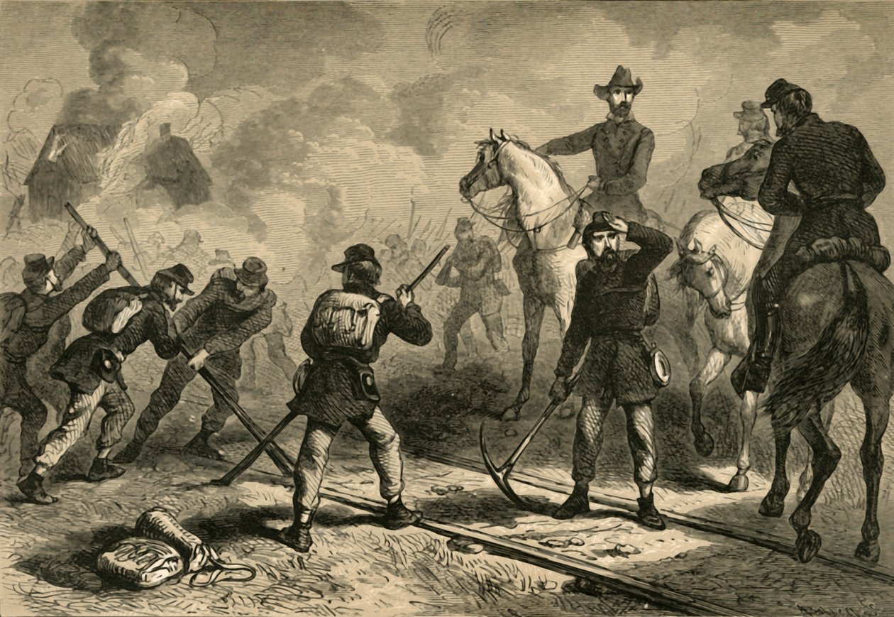 Shermanův pochod k moři, 1878. od Albert Bobbett