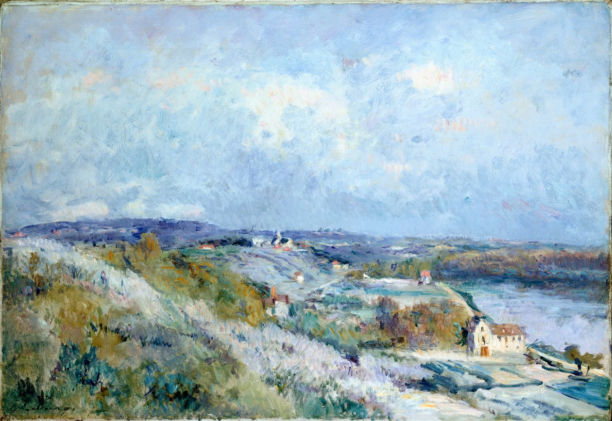 Pole Herblay na jaře od Albert Charles Lebourg