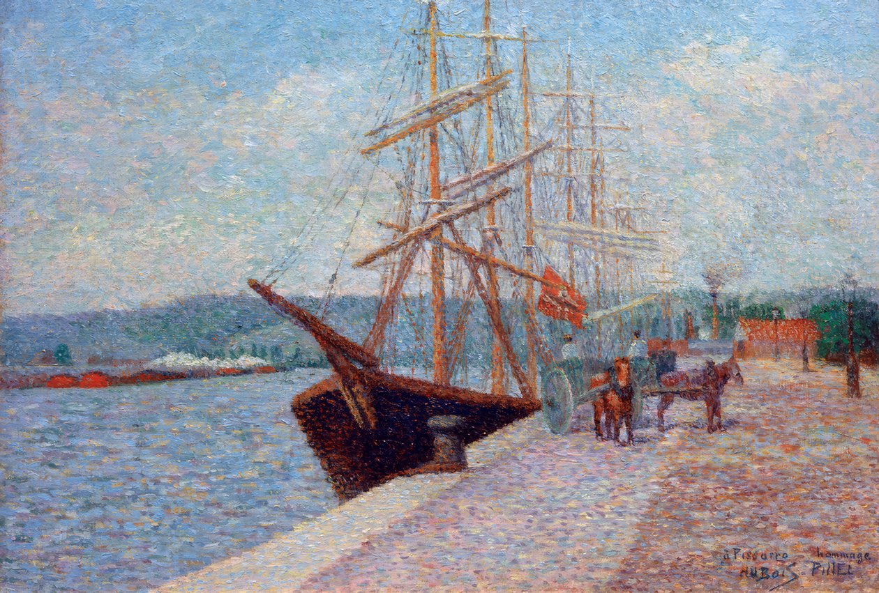 Quai de Lesseps - Rouen od Albert Dubois Pillet