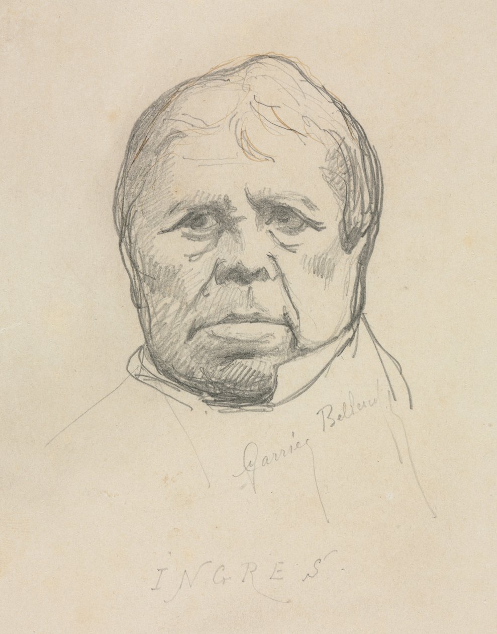 Portrét Ingrese od Albert Ernest Carrier Belleuse