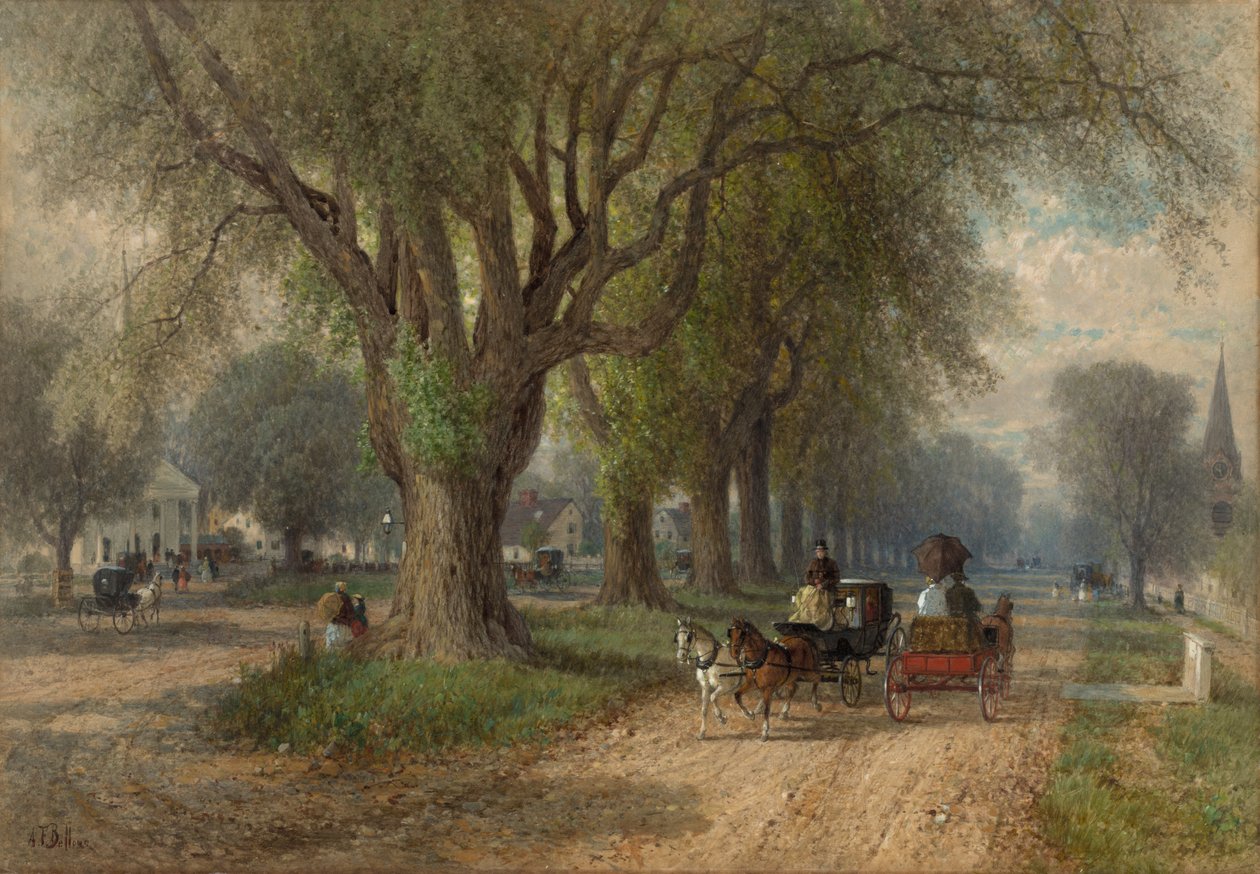 Neděle v Nové Anglii, c. 1876. od Albert Fitch Bellows