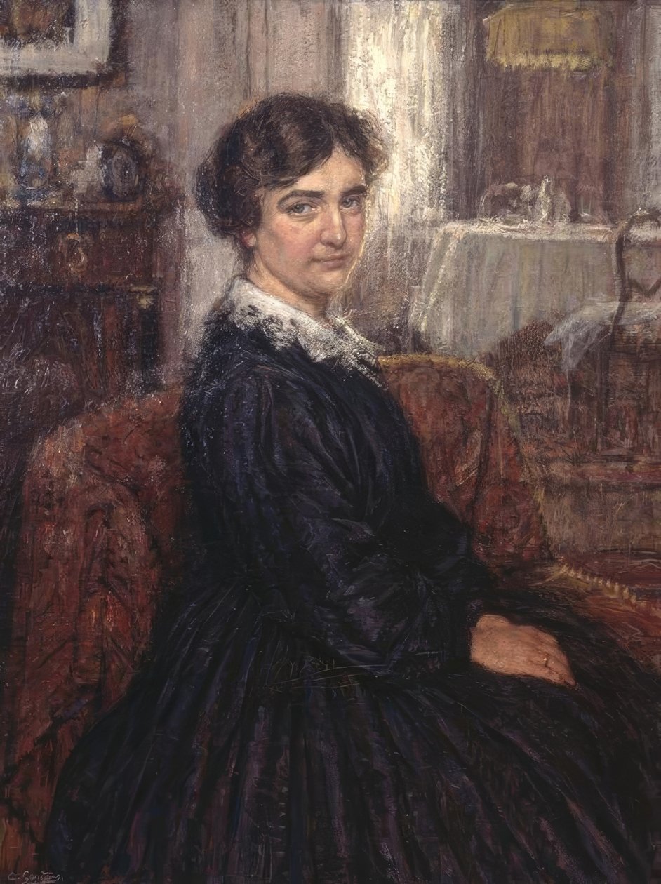 Portrét dámy od Albert Geudens