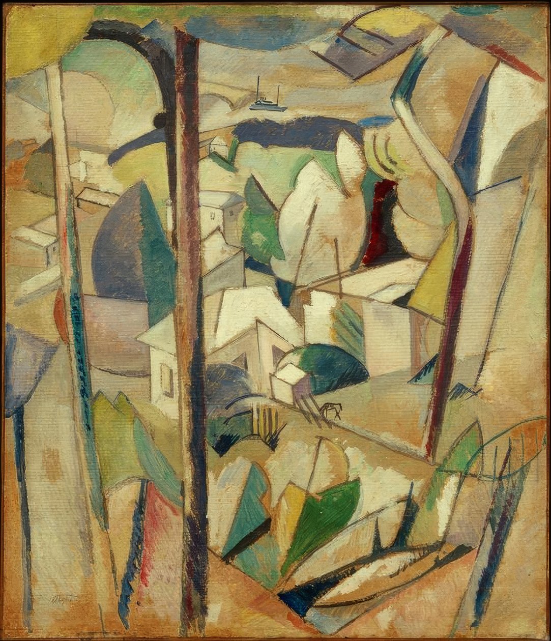 Krajina na Bermudách od Albert Gleizes