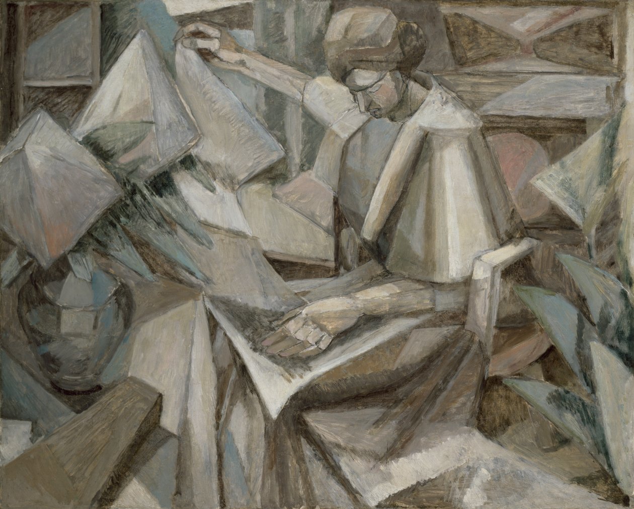 Žena s Phloxem od Albert Gleizes