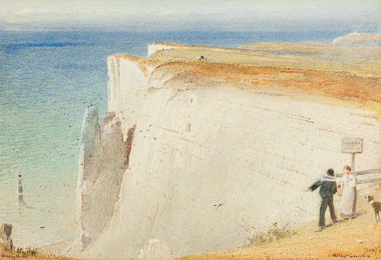 Beachy Head - Příběh pobřežní hlídky od Albert Goodwin