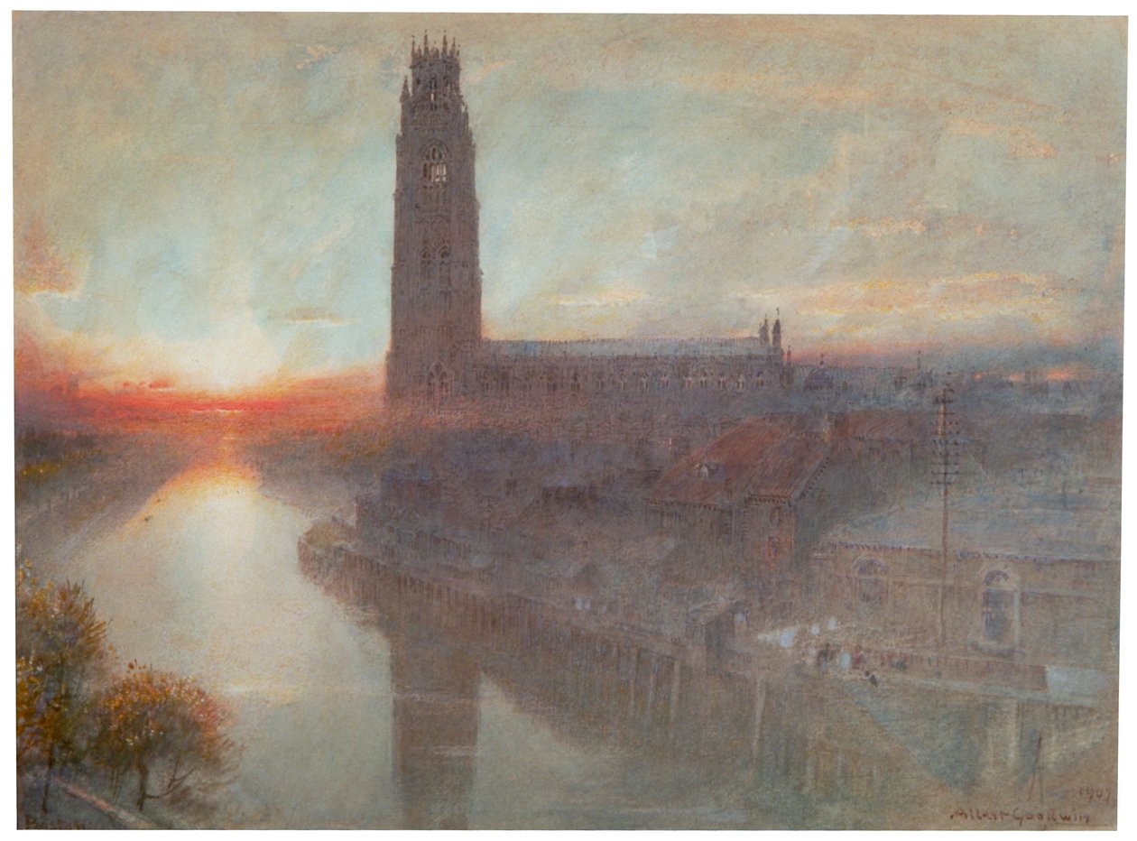 "Boston", 1907. od Albert Goodwin