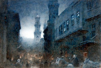 Káhira od Albert Goodwin