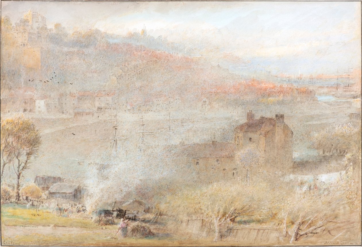 Clifton, Bristol (akvarel) od Albert Goodwin
