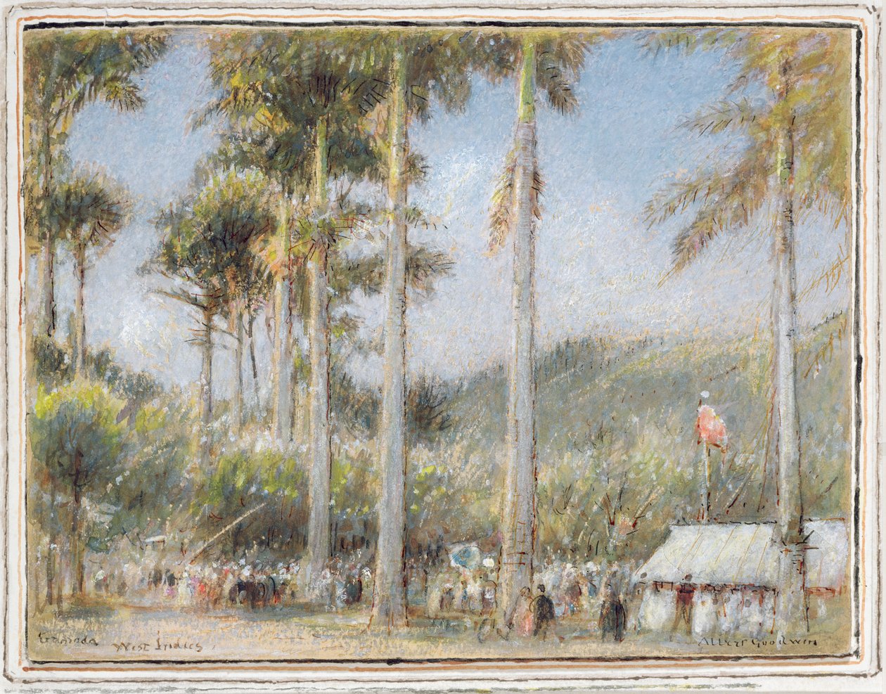 Grenada, Západní Indie (wc a kvaš) od Albert Goodwin