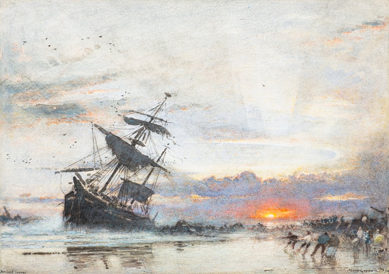 Její poslední plavba od Albert Goodwin