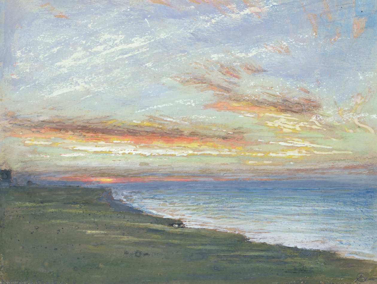 Pobřeží Norfolku od Albert Goodwin