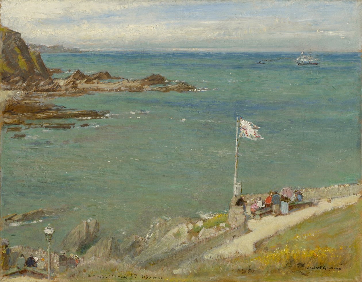 Bristolský kanál z Ilfracombe, 90. léta 19. století od Albert Goodwin
