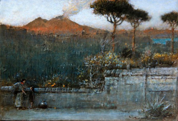 Vesuv od Albert Goodwin
