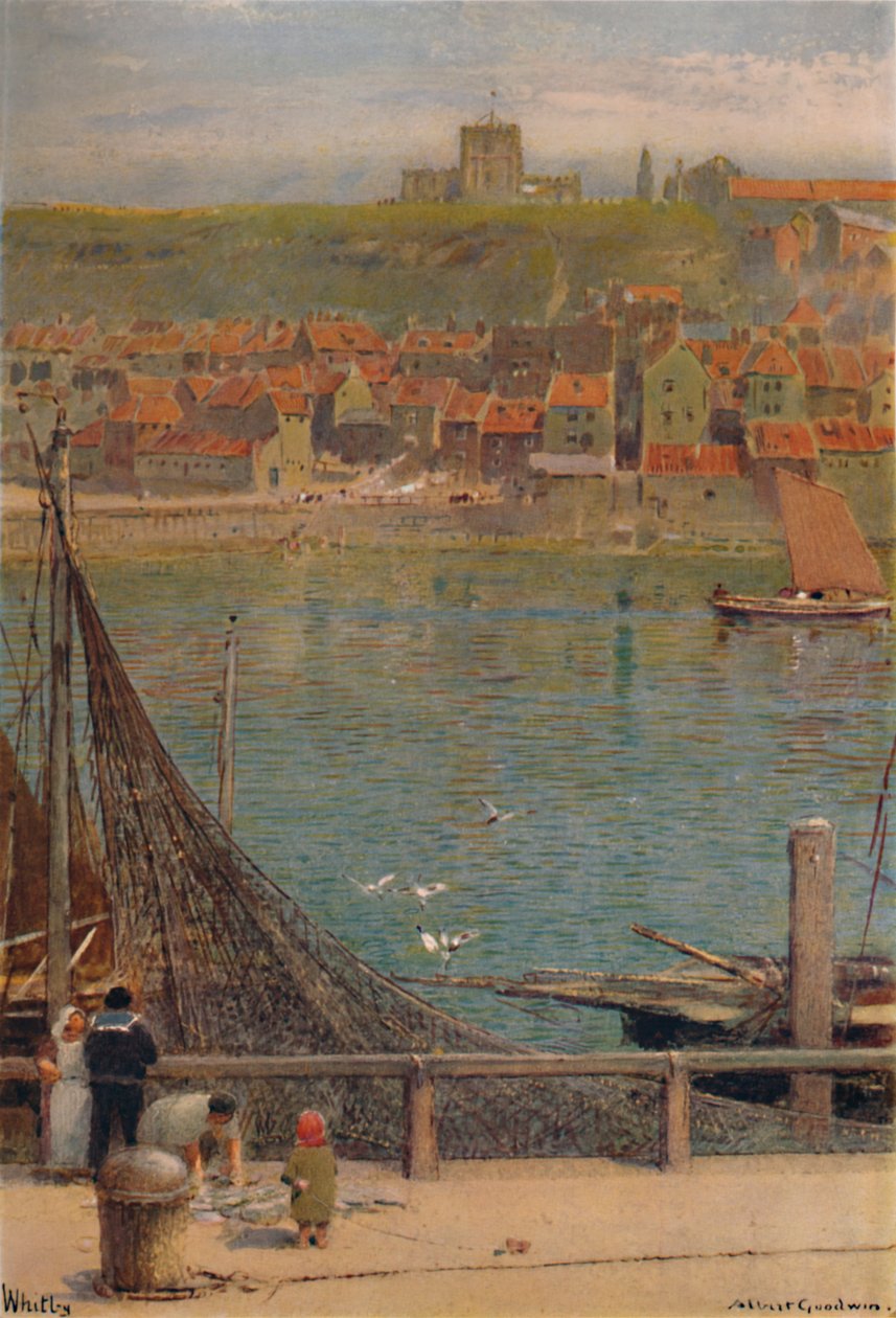 Whitby, 19.-20. století, 1935 od Albert Goodwin