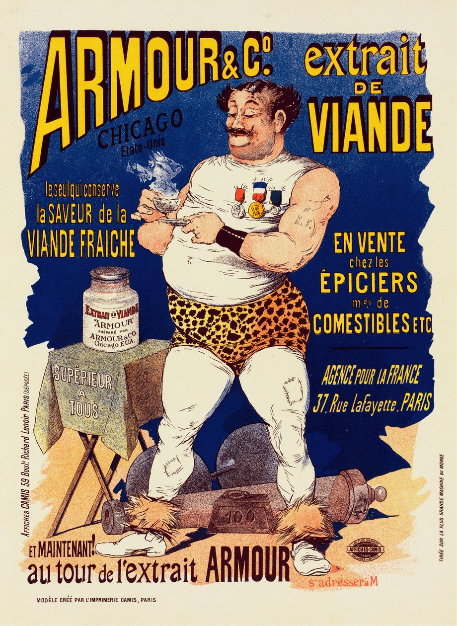 Masový extrakt Armor & Co., 1891. od Albert Guillaume