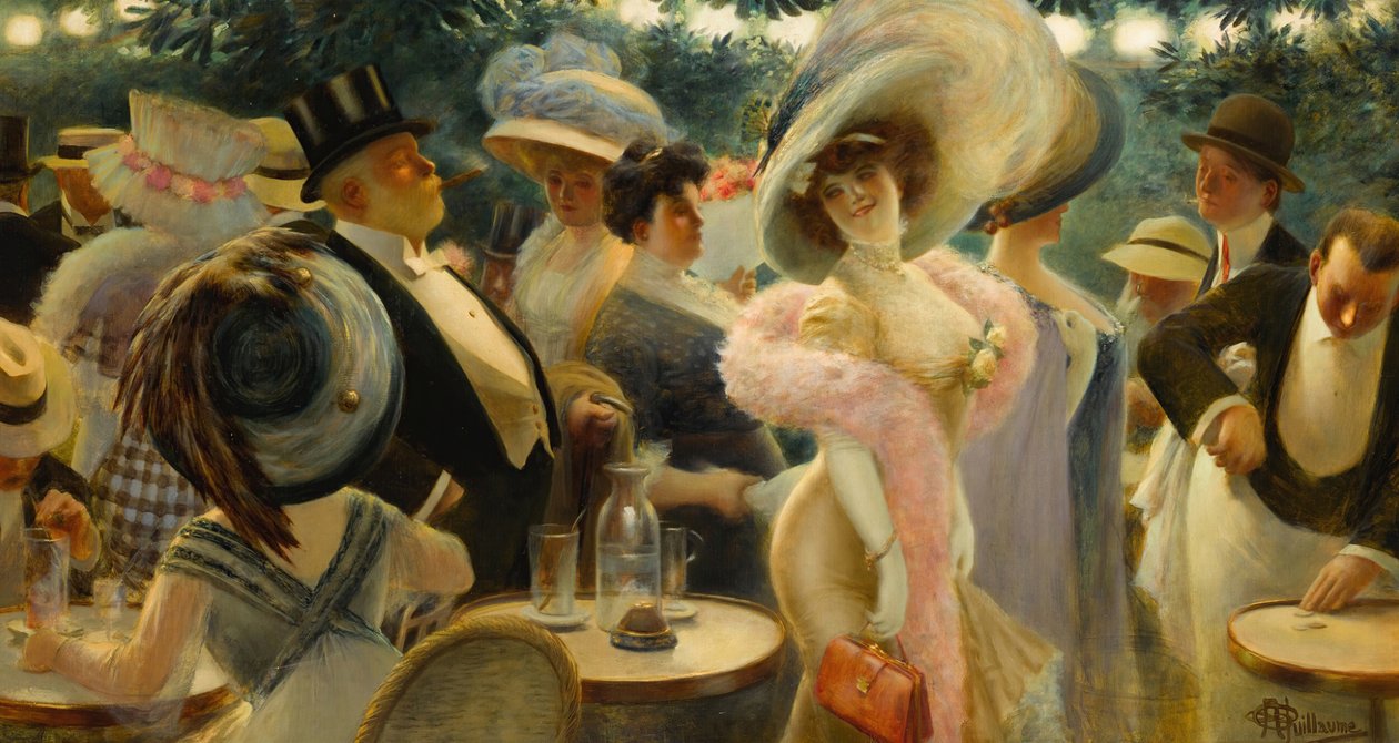 Káva z Paříže. od Albert Guillaume