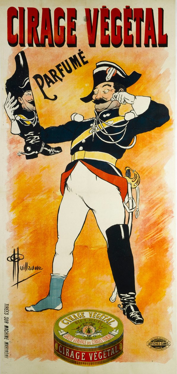 Parfémovaný rostlinný krém na boty, c. 1900. od Albert Guillaume
