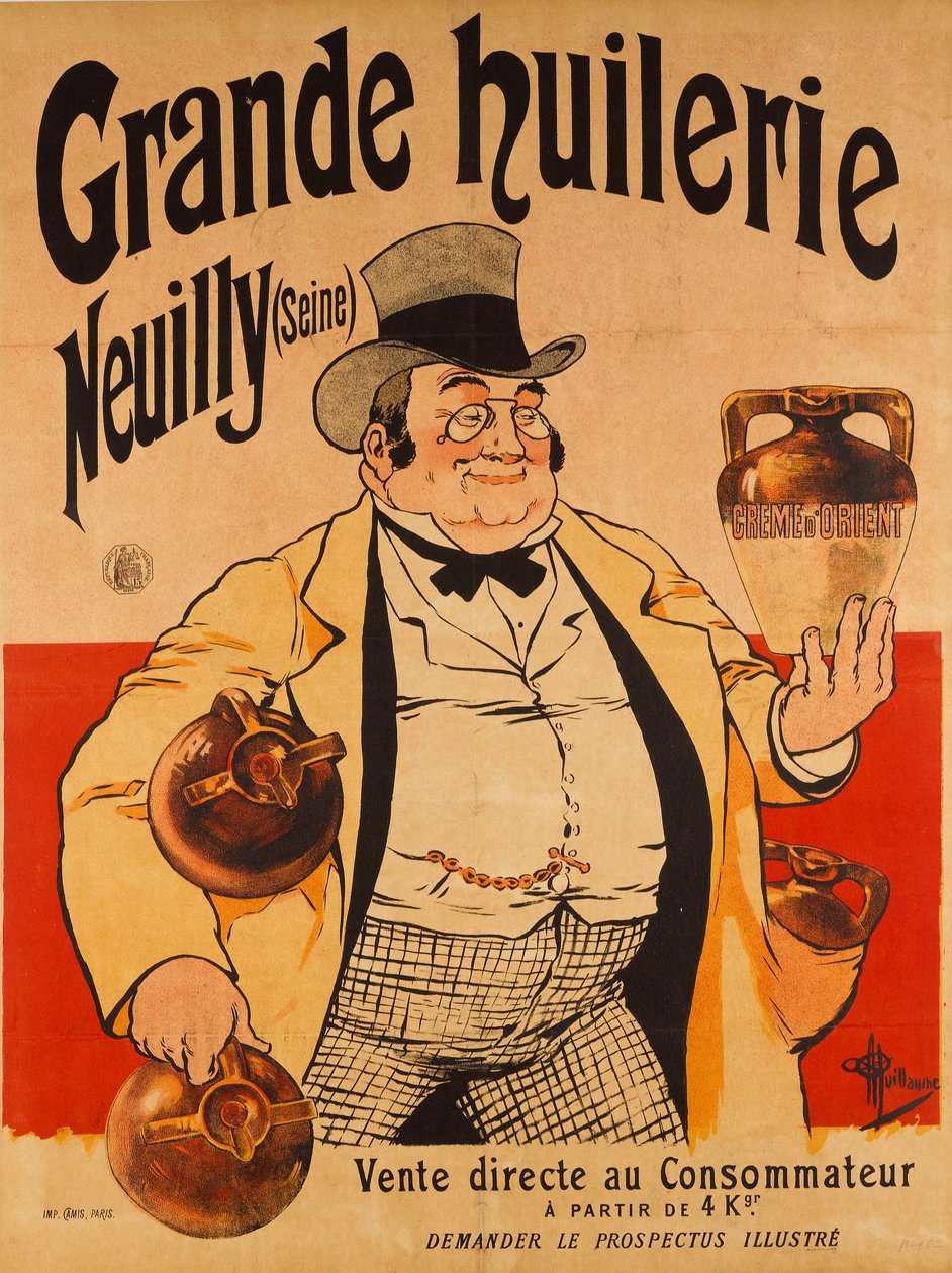 Velká lisovna oleje - Neuilly Seine, c. 1895. od Albert Guillaume