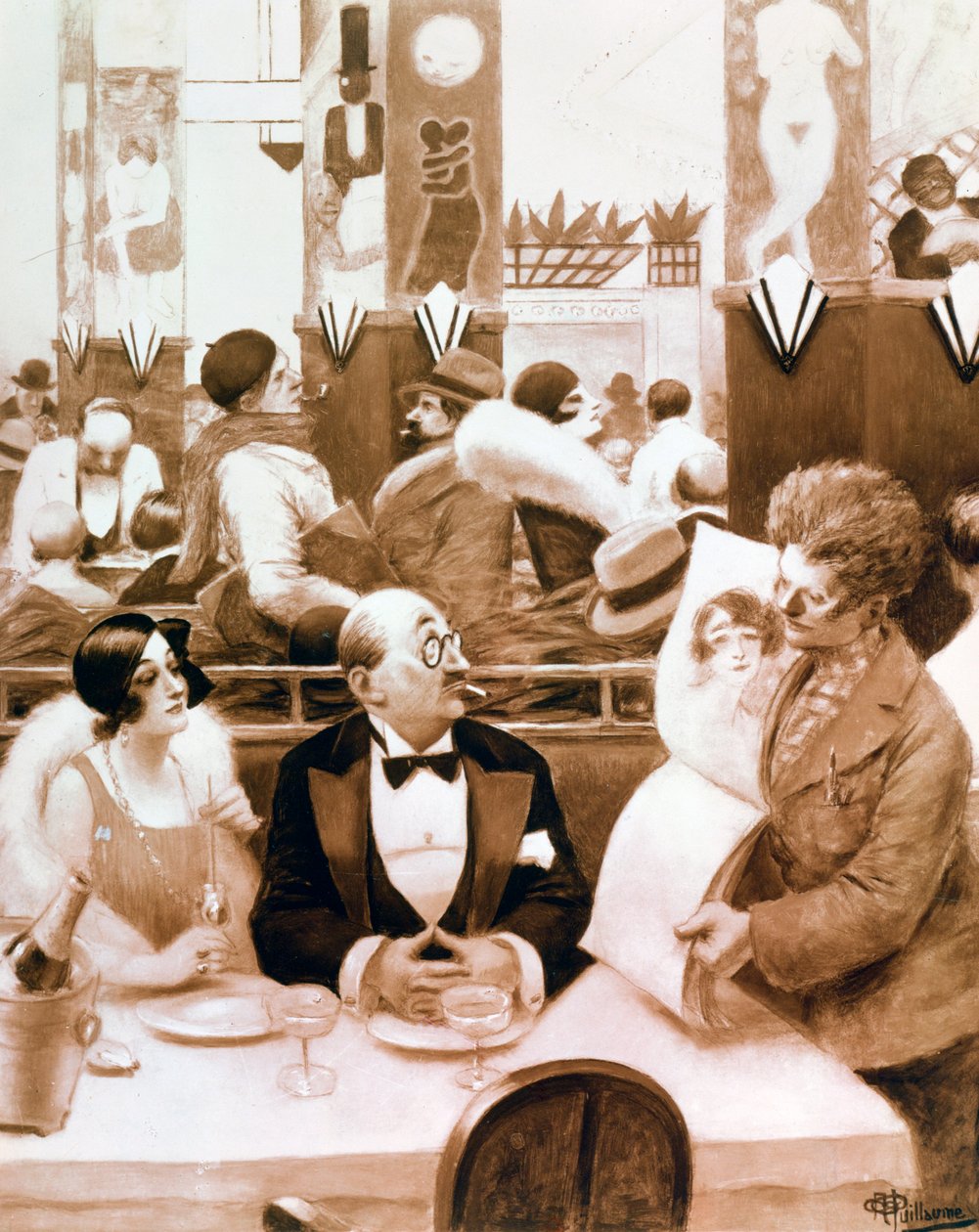 Restaurace, 1873-1942 od Albert Guillaume