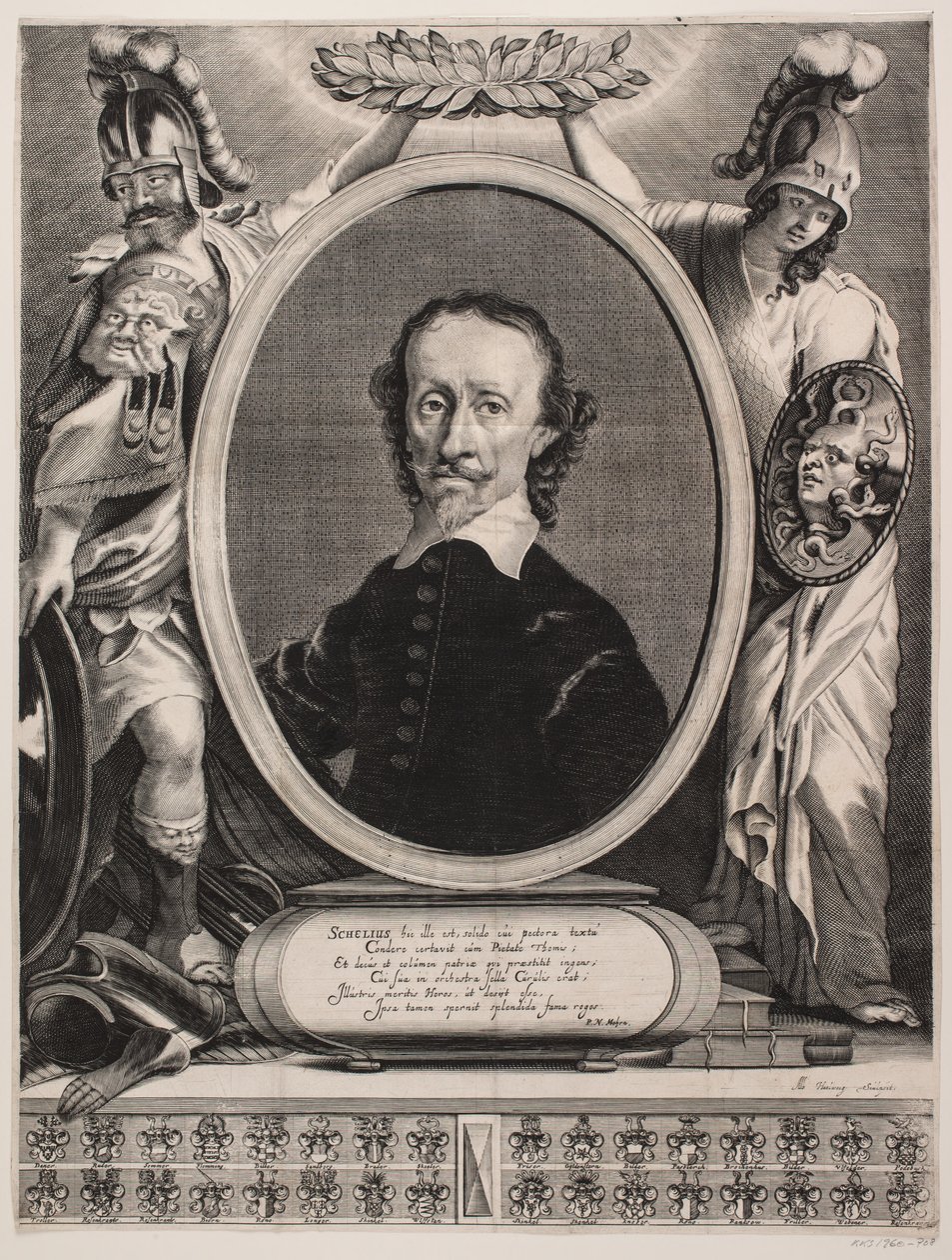Christian Skeel. Pamětní list od Albert Haelwegh