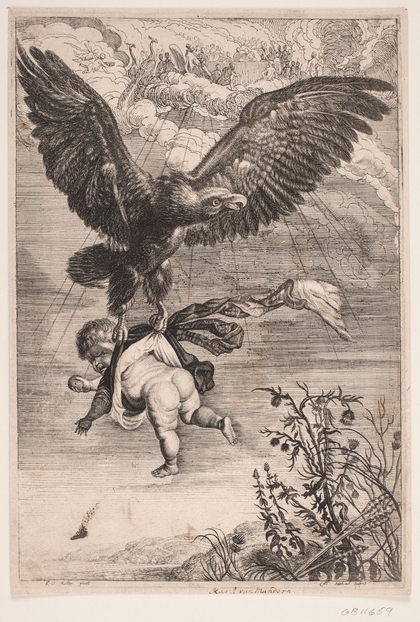 Ganymede je unesen orlem od Albert Haelwegh