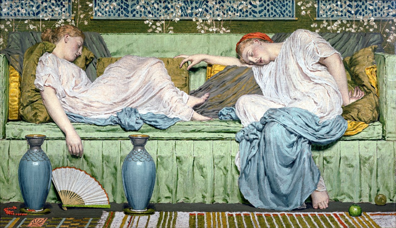 Jablka, 1875 od Albert Joseph Moore