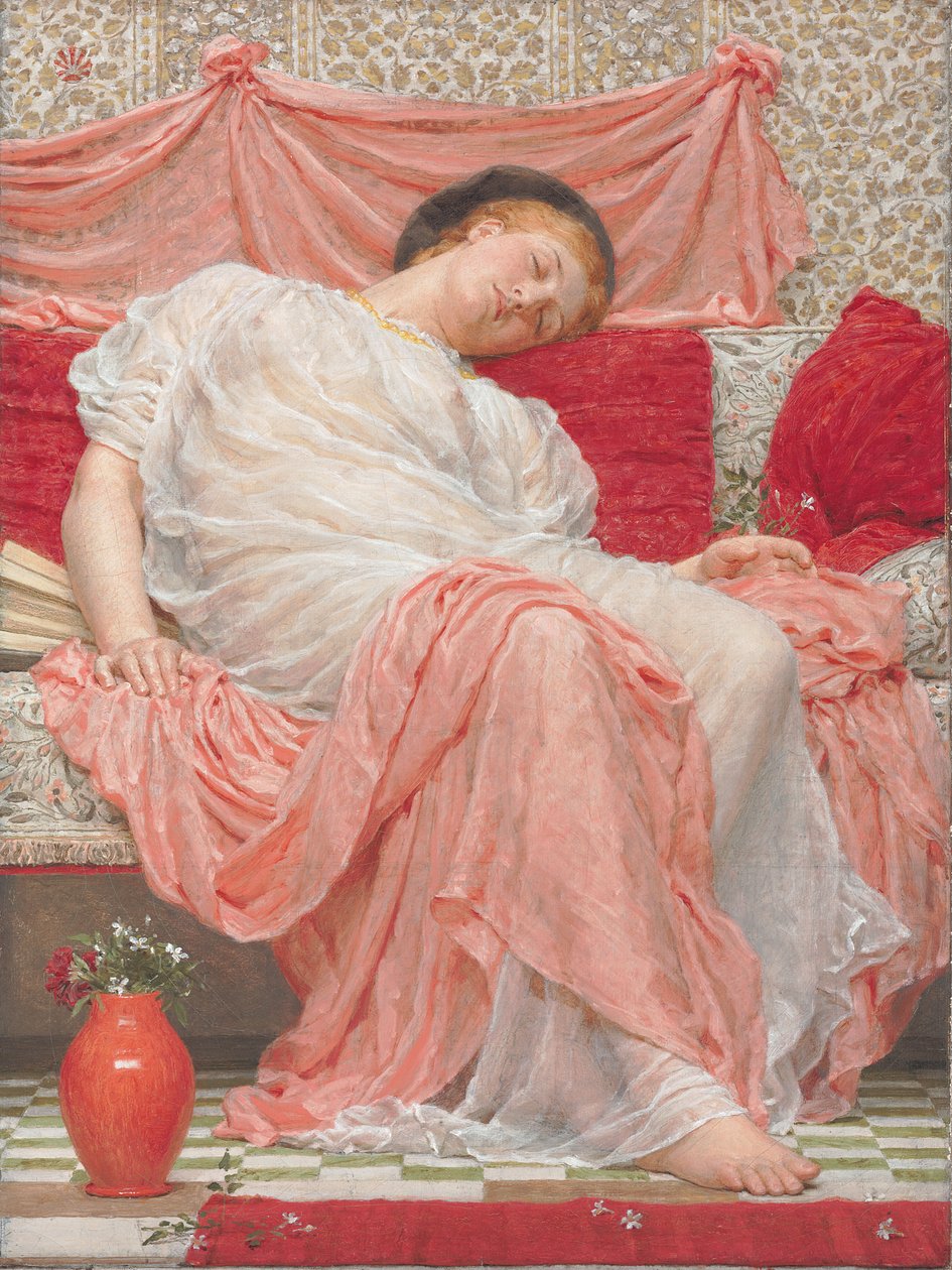 Jasmín (olej na plátně) od Albert Joseph Moore