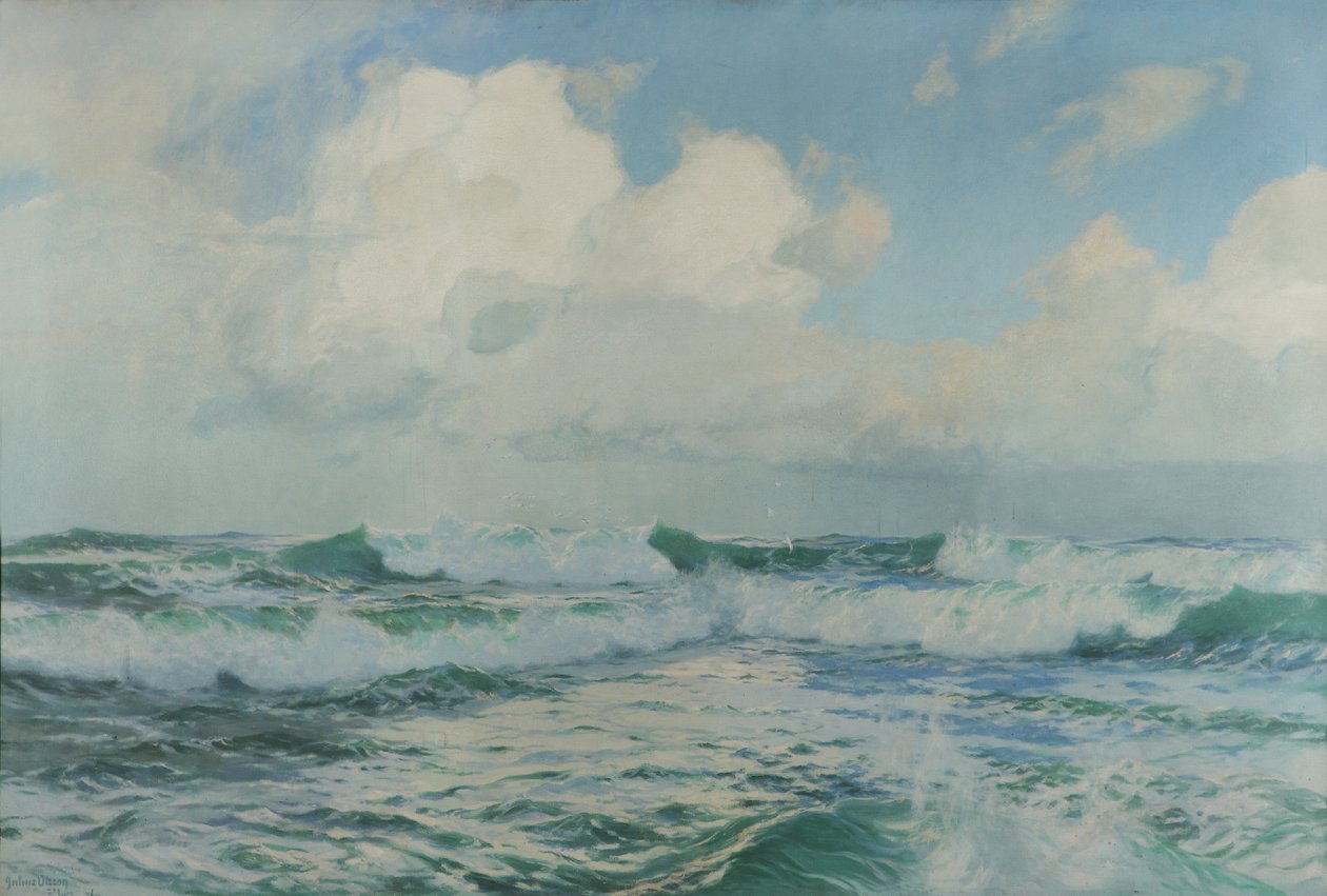Píseň moře od Albert Julius Olsson