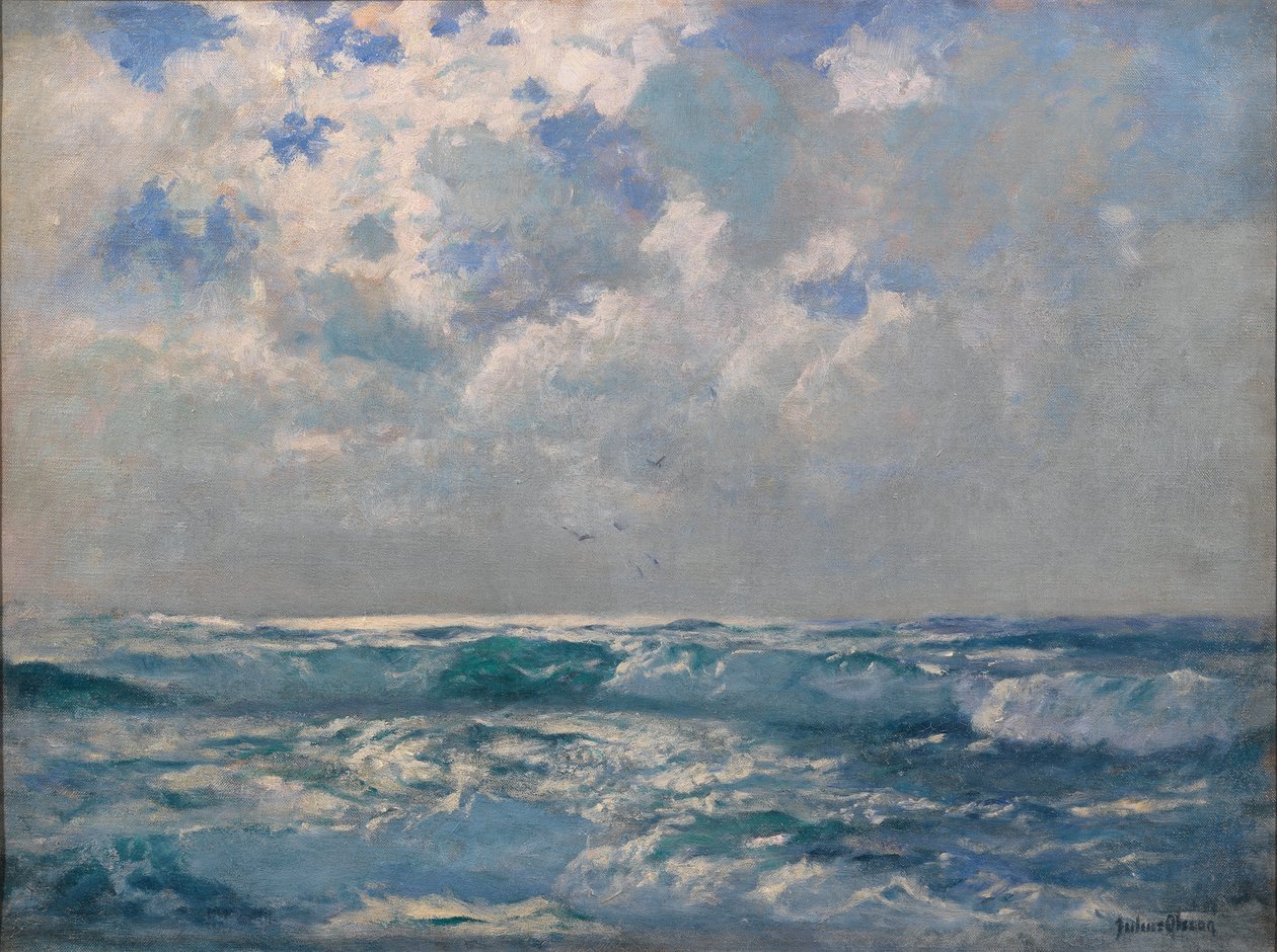 Stříbrné moře od Albert Julius Olsson