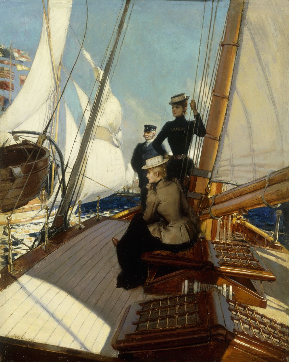 Odpoledne na moři od Albert Lynch