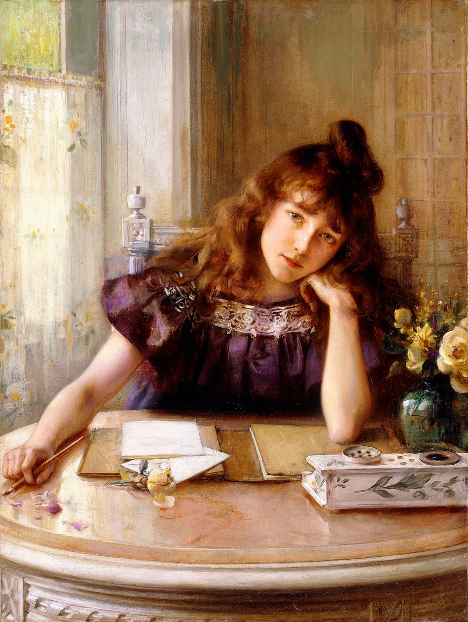 Dopis, od Albert Lynch