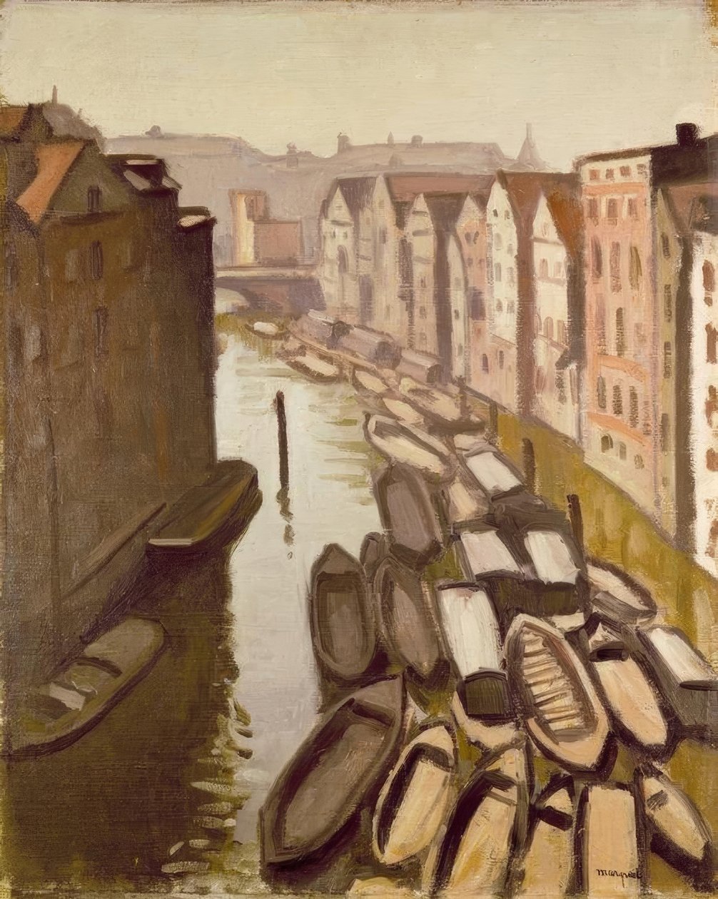 Flotila v Hamburku od Albert Marquet