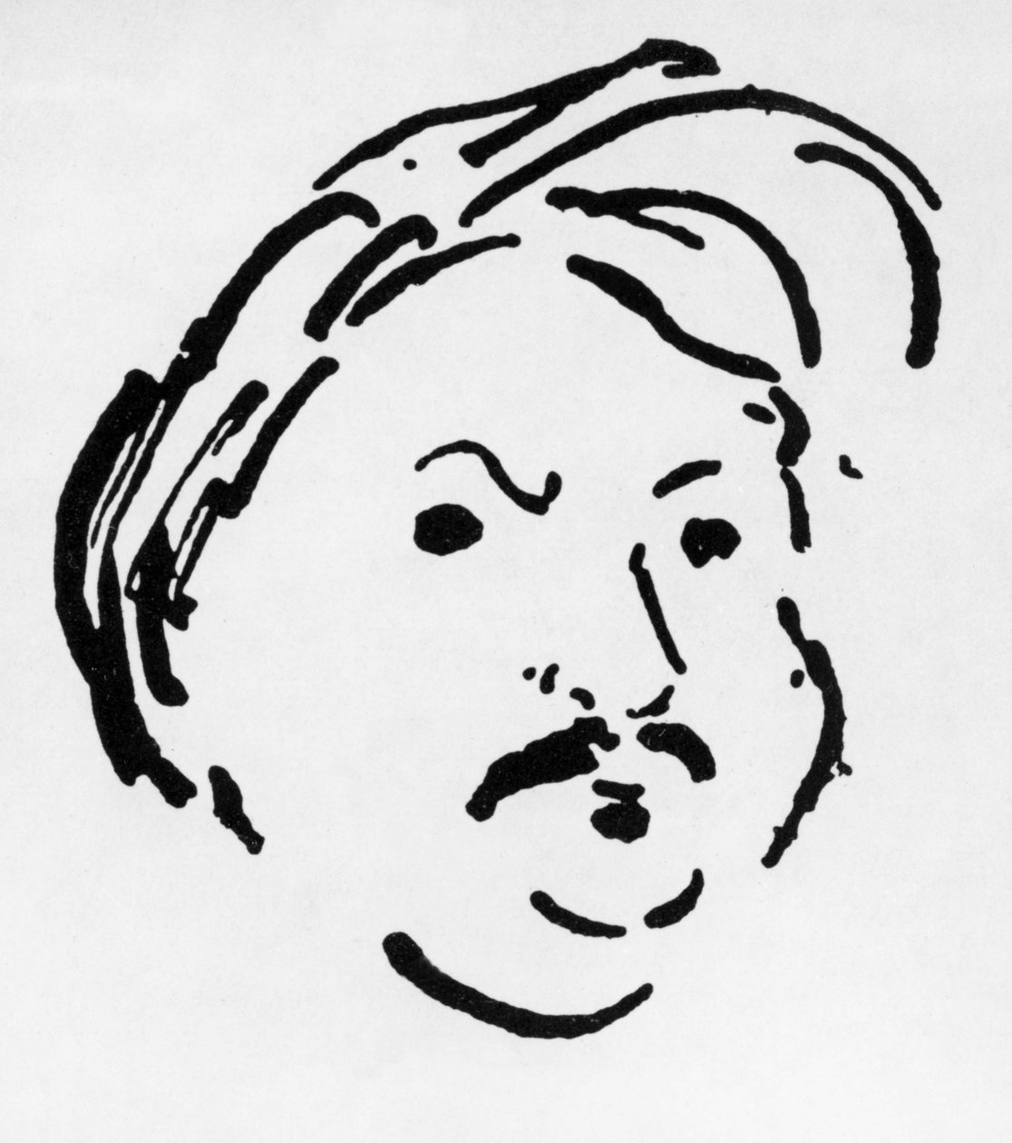 Honore de Balzac (litho) od Albert Marquet