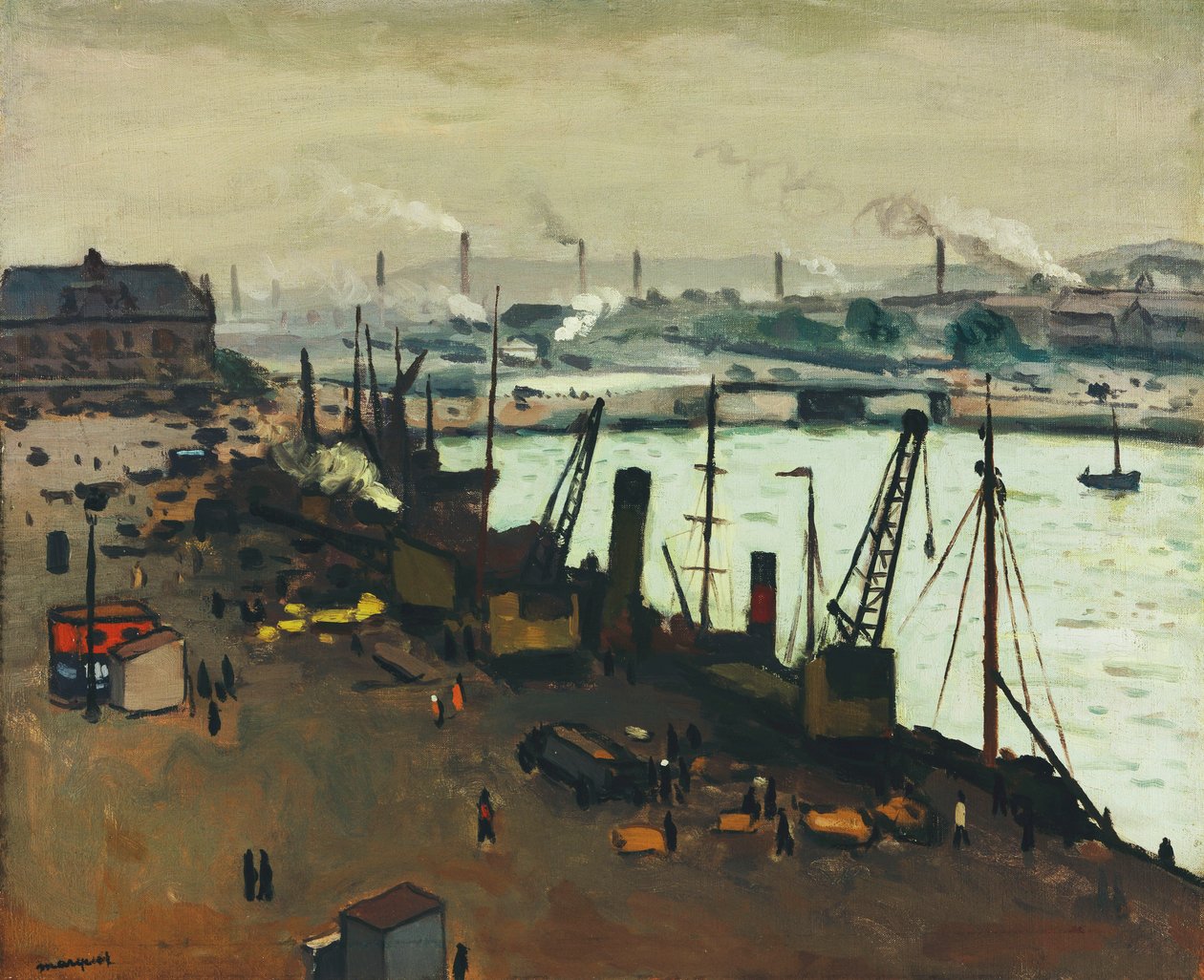 Přístav Boulogne-sur-Mer od Albert Marquet