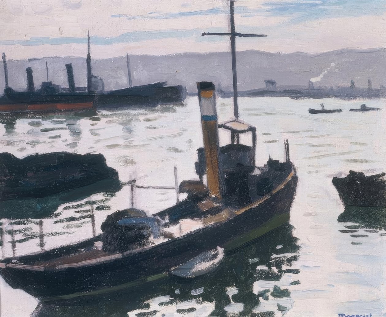 Přístav Alžír od Albert Marquet