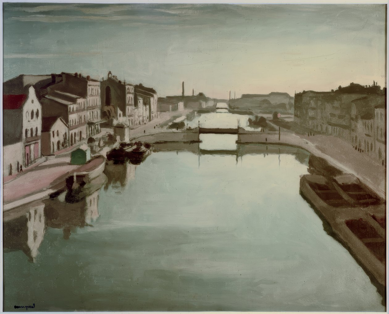 Přístav Sète od Albert Marquet