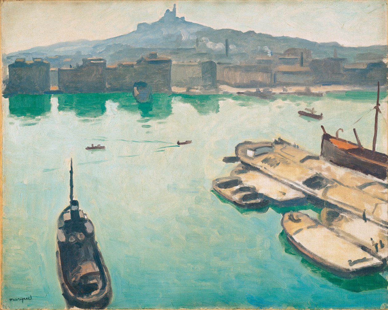Přístav Marseilles od Albert Marquet