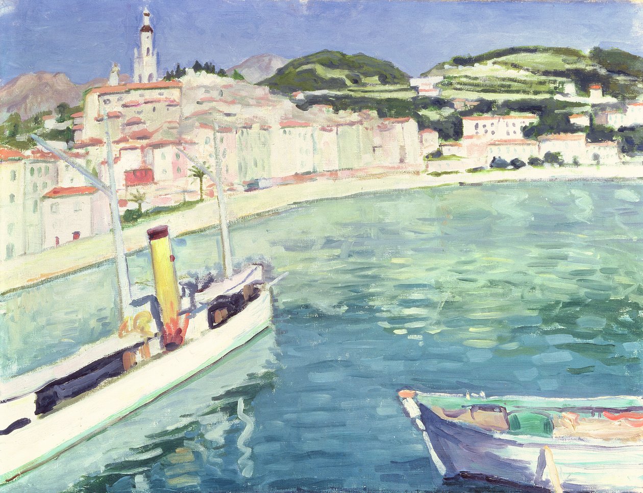 Přístav Menton od Albert Marquet