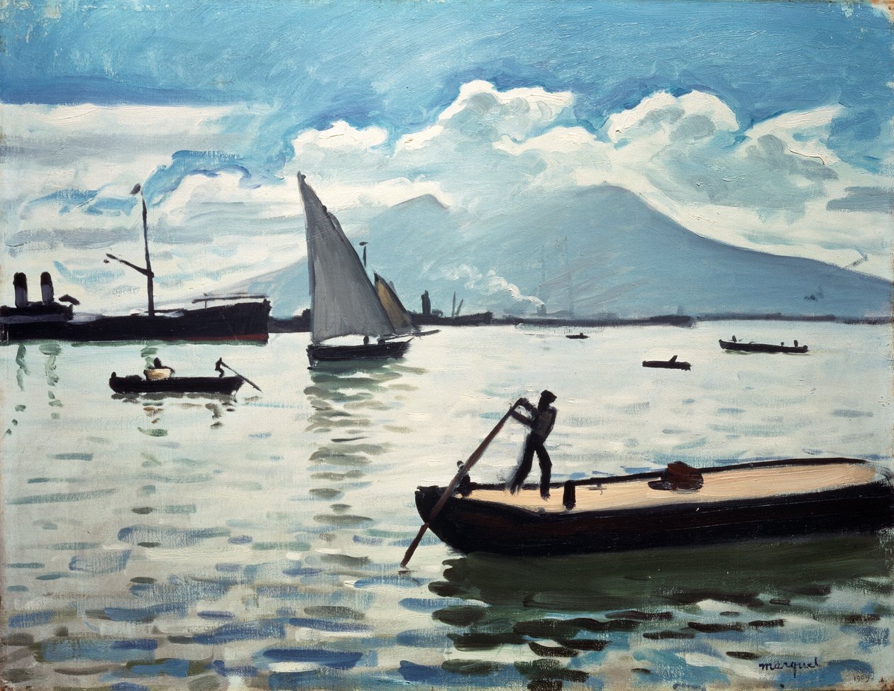 Neapolský záliv, 1909. od Albert Marquet