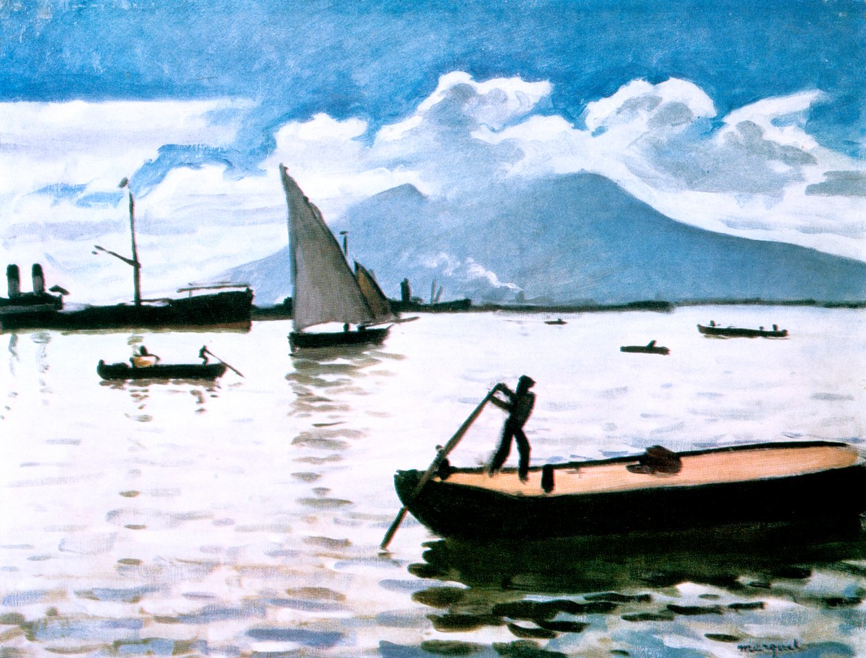 Neapolský záliv, 1909 od Albert Marquet