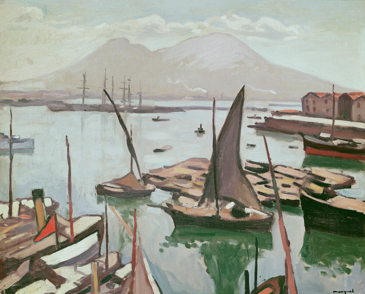 Neapolský přístav od Albert Marquet