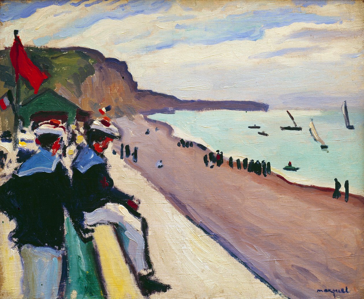 Pláž Fecamp od Albert Marquet