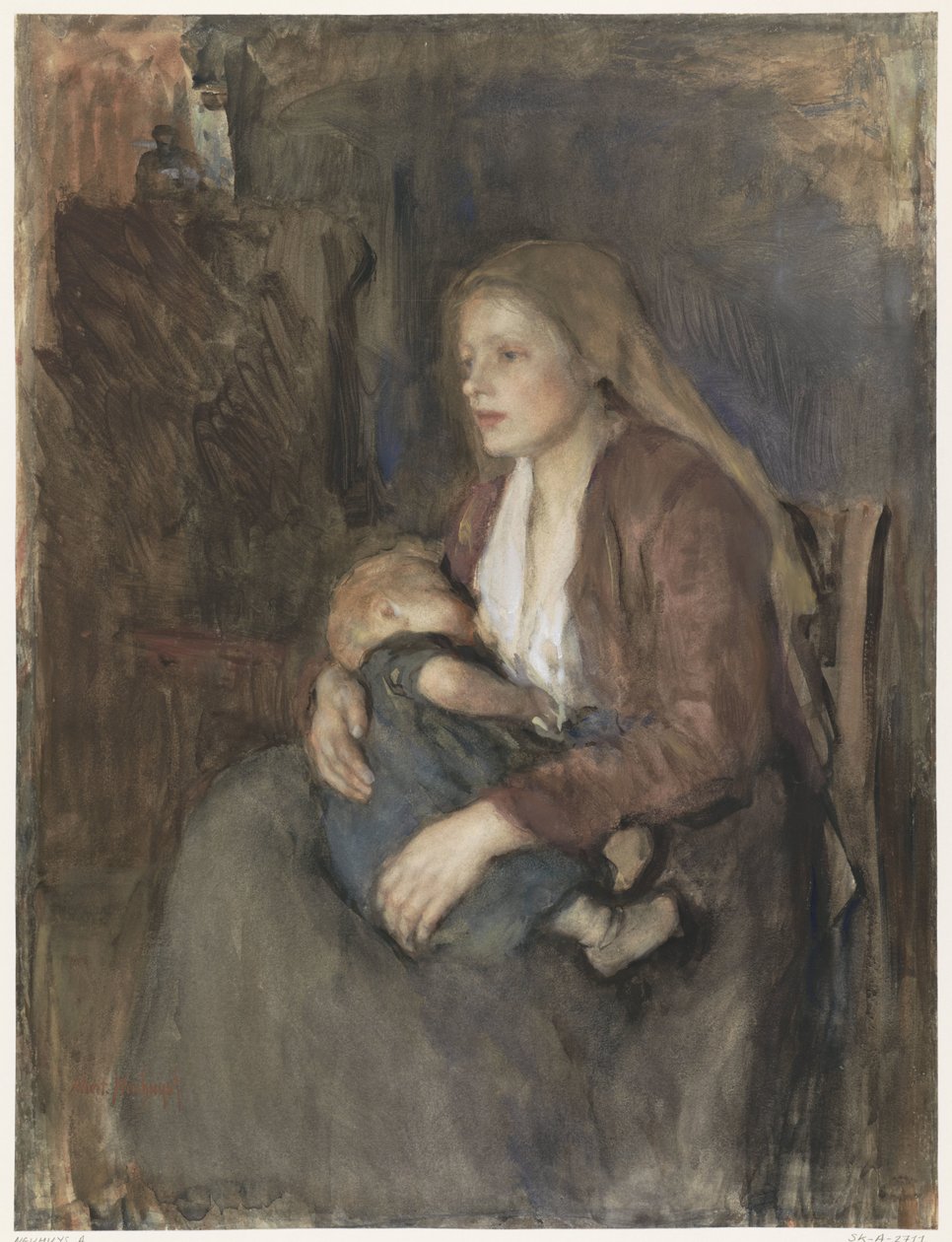 severská madona od Albert  Neuhuys
