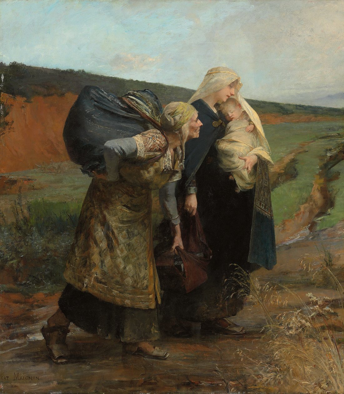 The Repudiee, 1882 od Albert Pierre Rene Maignan