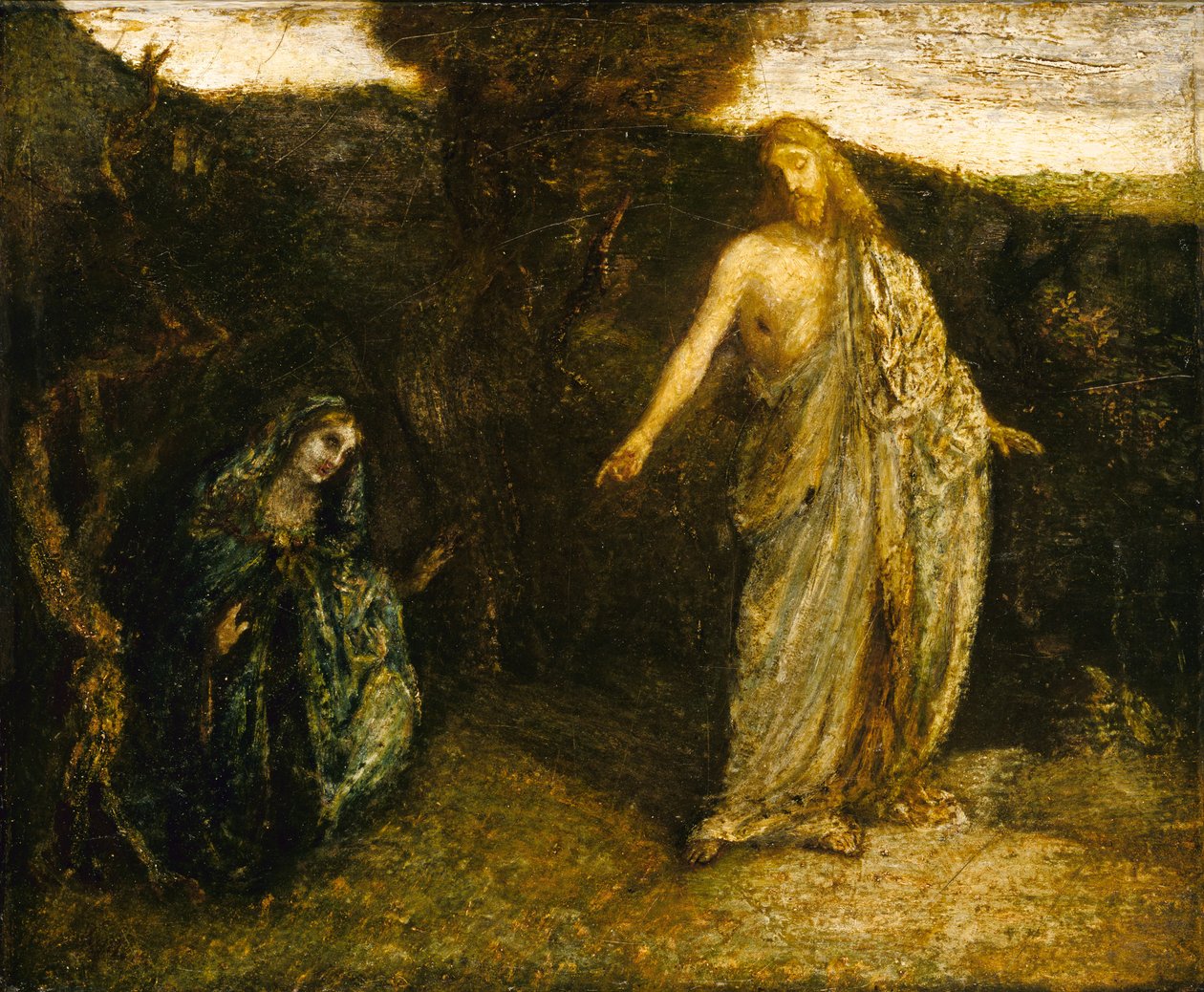 Kristus se zjevil Marii, ca. 1885. od Albert Pinkham Ryder